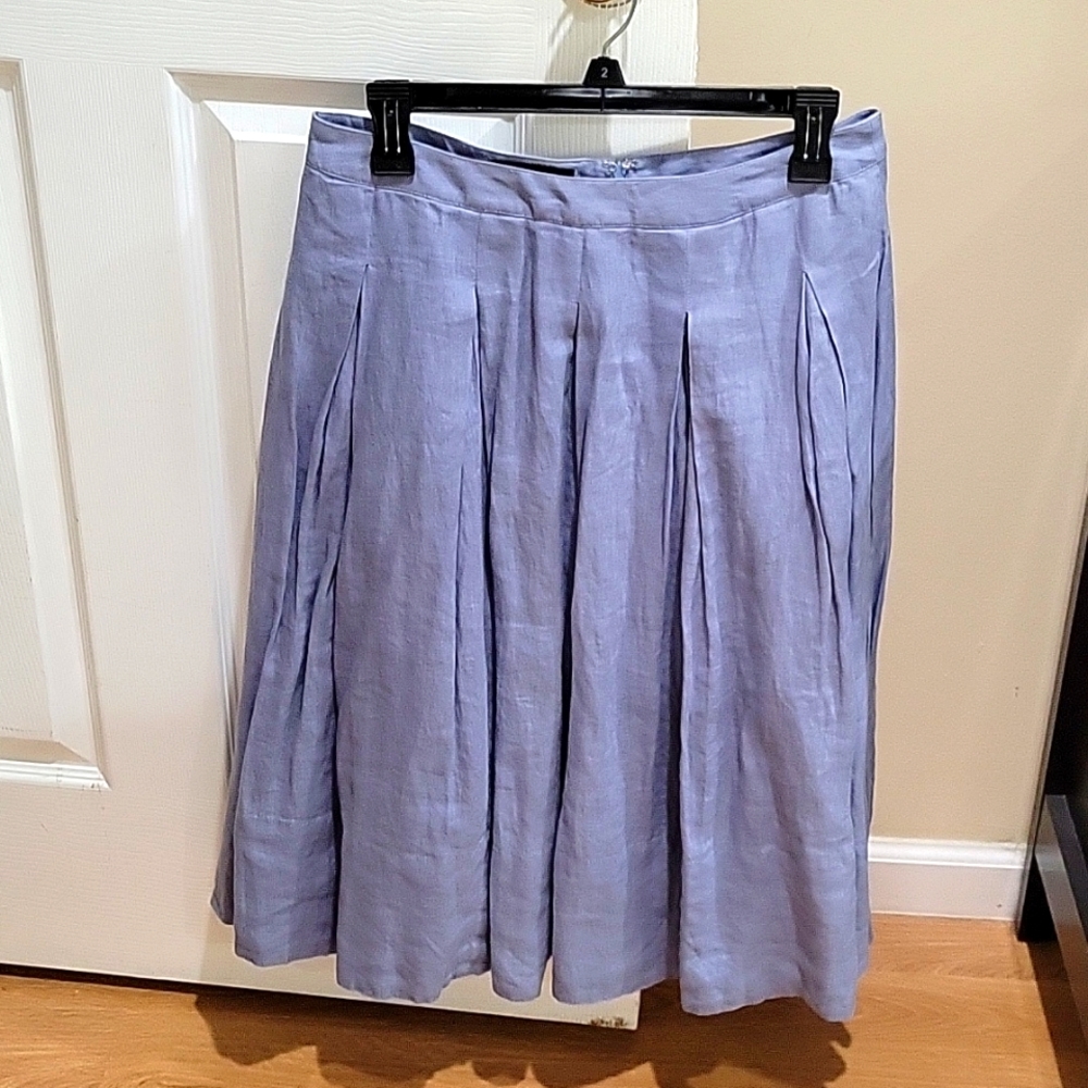 Talbots A Line linnen skirt
